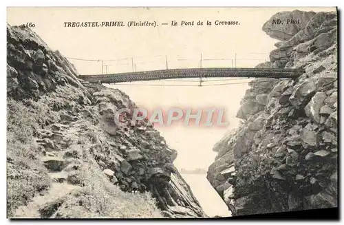 Ansichtskarte AK Tregastel Primel Le Pont de la Crevasse