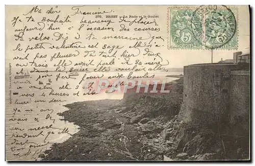 Cartes postales Brest La rade et le Goulet