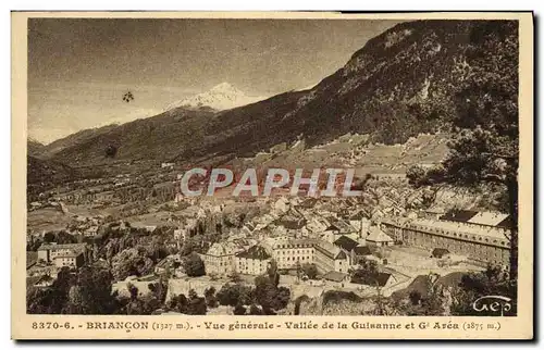 Cartes postales Briancon Vue Genreale Vallee de la Guisanne et Gd Area