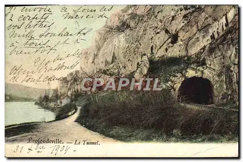 Cartes postales Profondeville Le Tunnel