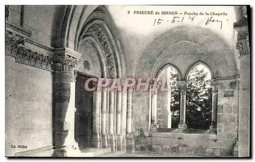 Ansichtskarte AK Prieure de Binson Porche de la Chapelle