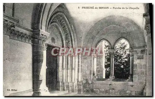 Ansichtskarte AK Prieure de Binson Porche de la Chapelle