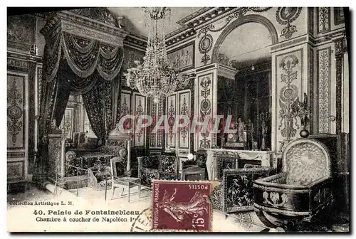 Cartes postales Fontainebleau Palais de Chambre a Coucher de Napoleon 1er