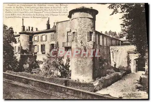 Cartes postales Bayonne le chateau Vieux