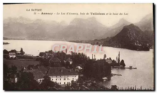 Cartes postales Annecy le Lac d&#39Annecy Baie de Talloires et le Bout du Lac