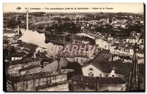 Cartes postales Limoges Vue Panoramique Prise de la Cathedrale