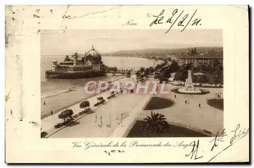 Cartes postales Nice Vue generale de la promenade des Anglais