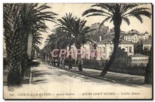 Cartes postales Hyeres Gedillot Avenue Godillot