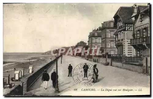 Cartes postales Cabourg La Digue Vue Sur Houlgate