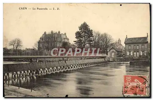 Ansichtskarte AK Caen La Passerelle