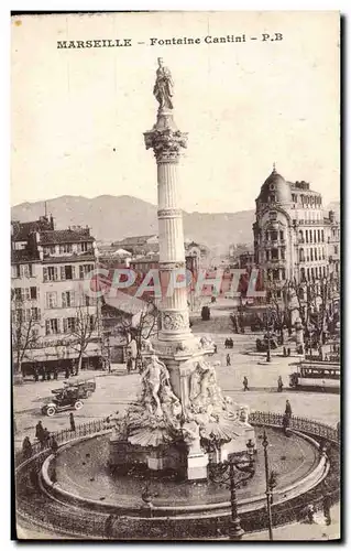 Cartes postales Marseilles Fontaine Cantini