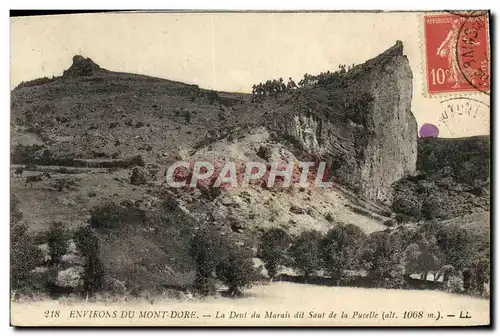 Ansichtskarte AK Environs Du Mont Dore La Dent Du Marais dit Saut de la Pucelle