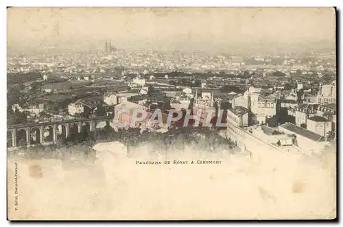 Cartes postales Panorama de Royat & Clarmont