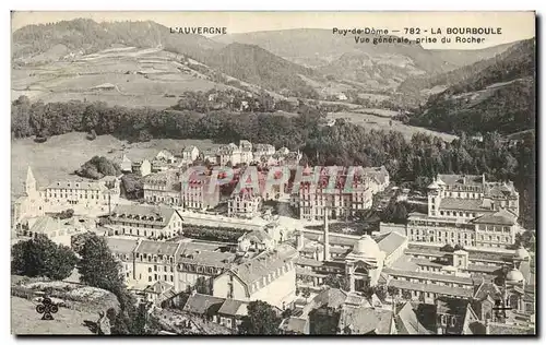 Ansichtskarte AK L&#39Auvergne Puy De Dome La Bourboule Vue Generale prise du rocher