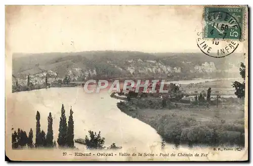 Cartes postales Elbeuf Orival Vallee de la Seine Pont Du Chemin de fer