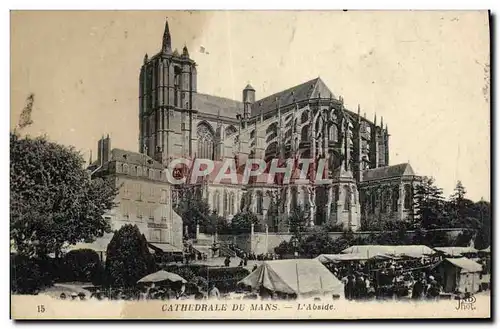 Cartes postales Cathedrale Du Mans L&#39Abside Marche