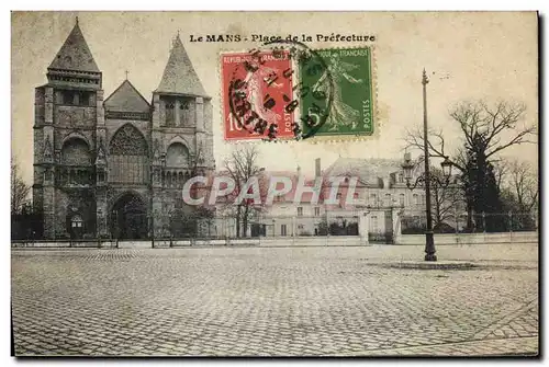 Cartes postales Le Mans Place de la Prefecture