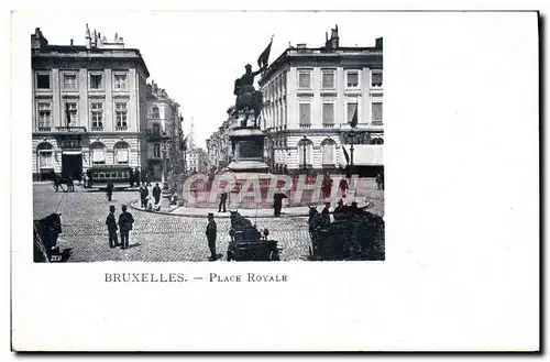 Cartes postales Bruxelles place Royale