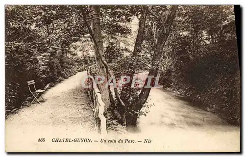 Cartes postales Chatel Guyon Un Coin du Parc