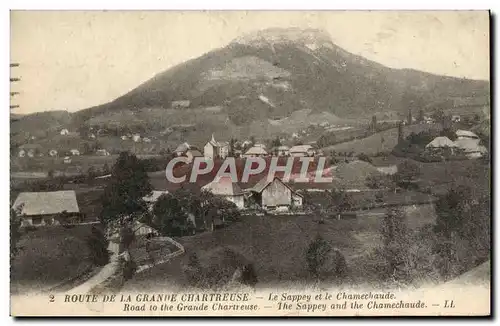 Cartes postales Route De La Grande Chartreuse Le Sappey et le Chamechaude