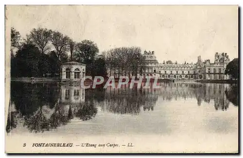 Cartes postales Fontainebleau L&#39Etang Aux Carpes