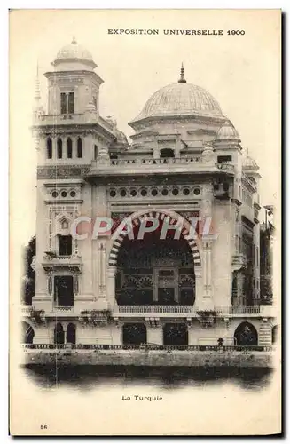 Cartes postales Exposition Universelle 1900 Paris La Turquie