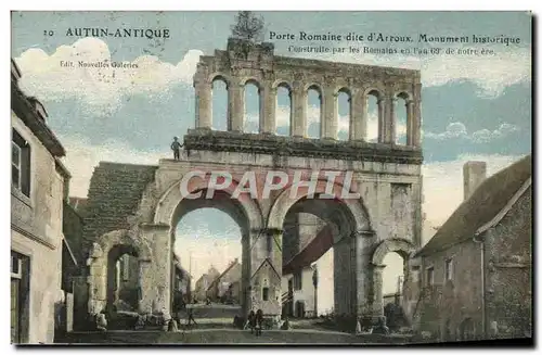 Cartes postales Autun Antique Porte Romaine dite d&#39Arroux