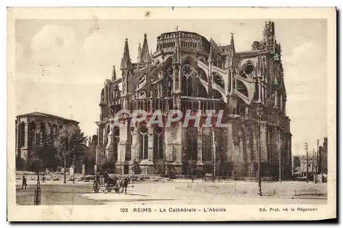 Cartes postales Reims La Cathedrale L&#39Abside