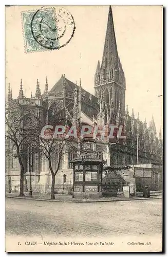 Cartes postales Caen L&#39Eglise Saint Pierre Vue De L&#39Abside