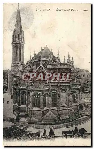 Cartes postales Caen L'Eglise Saint Pierre