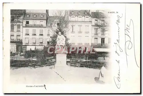 Cartes postales Caen Statue d&#39Aubert