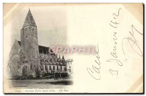 Cartes postales Caen Ancienne Eglise Saint Gilles