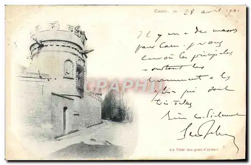 Cartes postales Caen La tour des gens d&#39armes