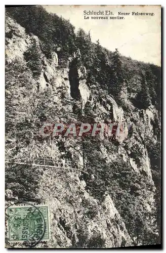 Cartes postales Schlucht Neuer Felsenweg Le nouveau sentier