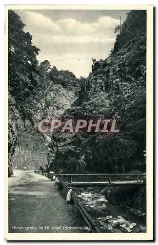 Cartes postales Hirschsprung Im Hollental Schwarzwald