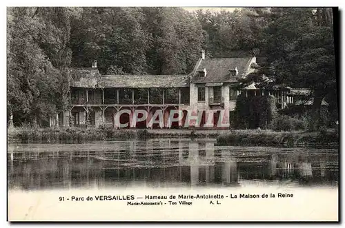 Ansichtskarte AK Versailles Hameau de Marie Antoinette La Maison de la Reine