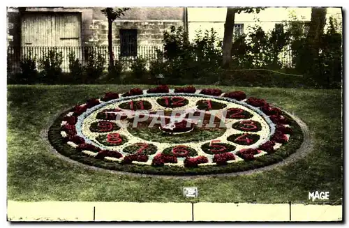 Cartes postales moderne Chalons Sur Marne L&#39Horloge Florale Au Jardin Du Jard