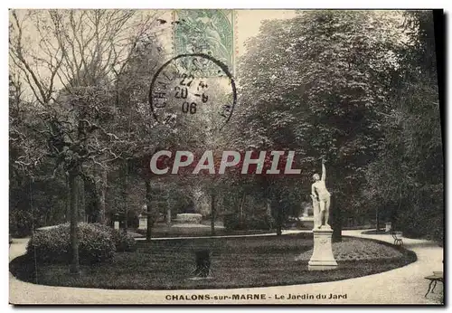 Cartes postales Chalons Sur Marne Le Jardin Du Jard