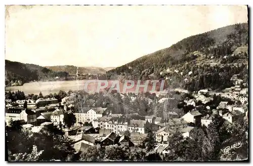 Ansichtskarte AK Gerardmer Le Lac et un Coin de la Ville vu de la roche du bain