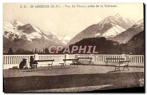 Cartes postales Argeles Vue Du Viscos Prise de la Terrasse