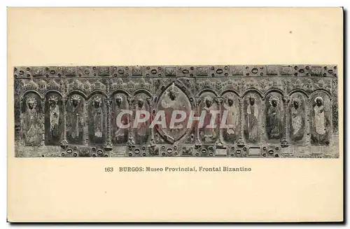 Cartes postales Burgos Museo Provincial Frontal Bizantino