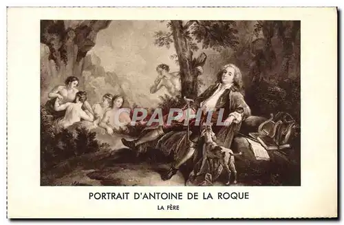 Ansichtskarte AK Portrait D&#39Antoine De La Roque La Fere