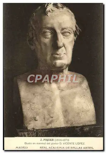 Cartes postales Madrid Real Academia De Bellas Artes Piquer Vicente Lopez