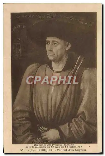 Cartes postales Jean Fouquet Portrait d&#39un Seigneur