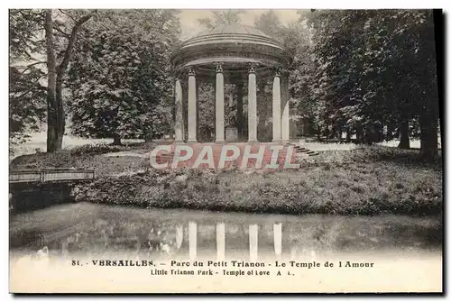 Cartes postales Versailles Parc du Petit Trianon Le Temple de L&#39Amour