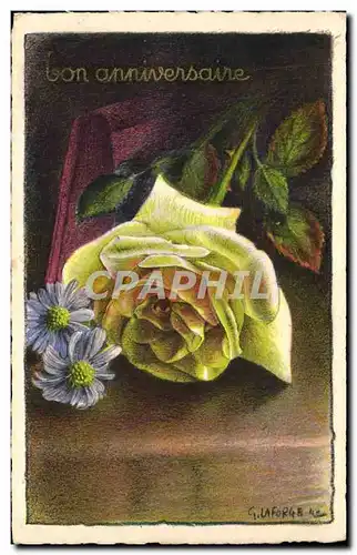 Cartes postales Fantaisie Fleurs