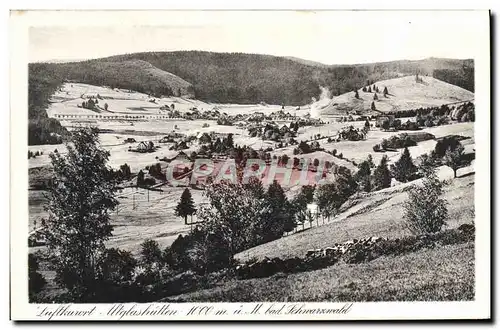 Cartes postales Luftlurort und winter Sportplatz Altglashutten Schwarzwald