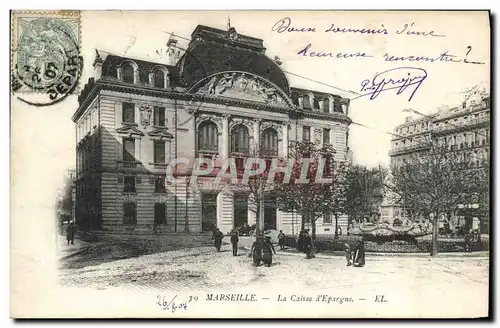 Cartes postales Marseille La Caisse D&#39Epargne