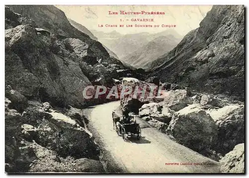 Cartes postales Gavarnie Le Chaos Et Les Sommets Du Cirque