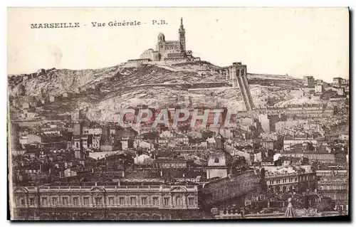 Cartes postales Marseille Vue Generale